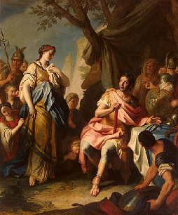 Alexandre le Grand et Roxane - Pietro Antonio Rotari - 1756